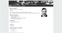 Desktop Screenshot of hunoldscience.net